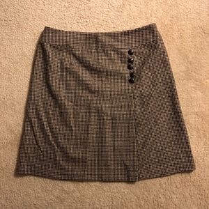NWOT Talbots Petites Houndstooth Skirt